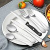 Unbranded 48-Pieces Stainless Steel Flatware Set with Steak Knives -