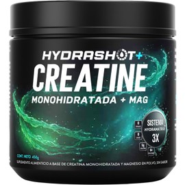 Creatina Monohidratada + Magnesio 5g con Hydramatrix | Fuerza, Recuperación Muscular y Rendimiento Deportivo | Suplemento en Polvo para Entrenamiento | Sin Sabor