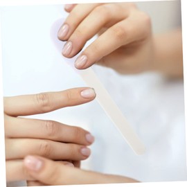 WOONEKY 5pcs Nail Sanding Files Ceramic Fingernails Polishing Tools for Manicure and Pedicure Lightweight Handheld Nail Shaping Files