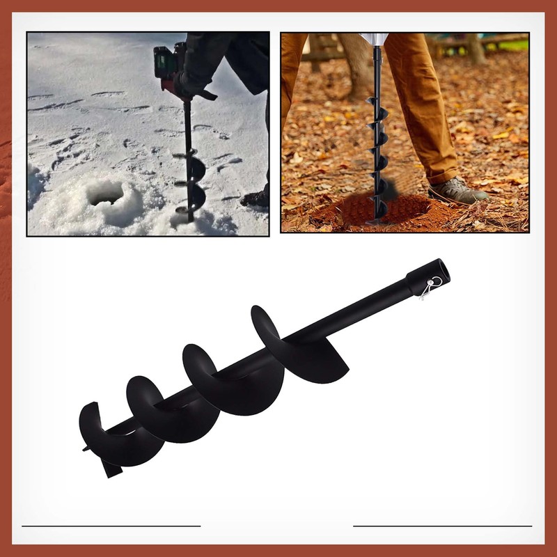 Timunr 6 Inch Earth Auger Drill Bits for Planting, 6
