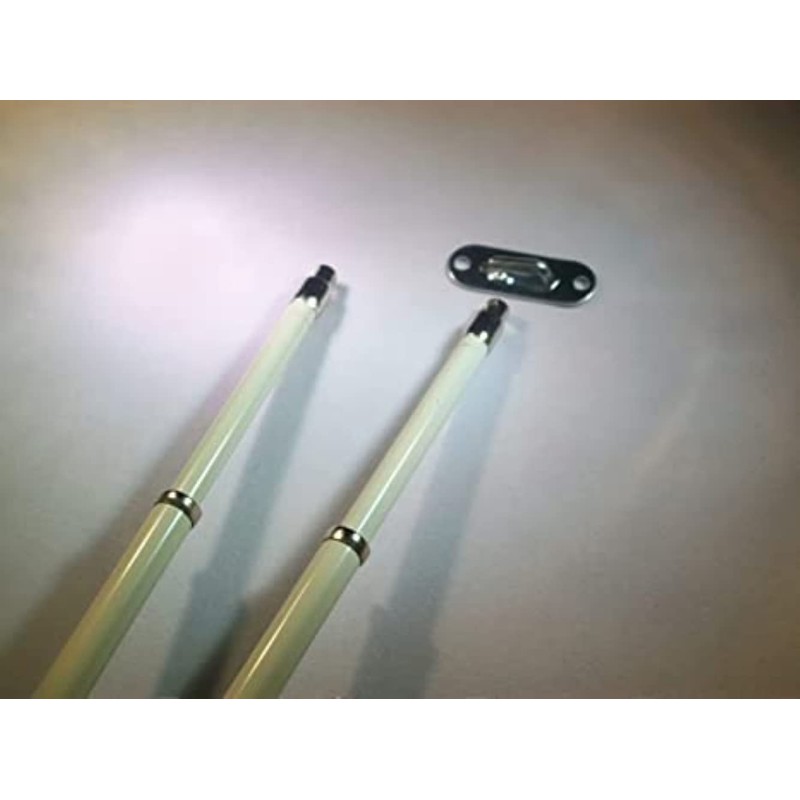 Spring Window Fashions Swivel End Sash Curtain Rods 5/16 Inch