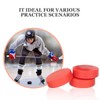 BESPORTBLE 3pcs Hardness Flat Hockey Set Durable Balls for Training