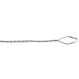 Hubbell Wiring Systems 02401014 Kellems Stainless Steel Standard Duty Support Grip, Single Eye, Closed Mesh, Single Weave, 790 lbs Breaking Strength, 0.63"-0.74" Cable Diameter