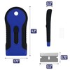 Bates- Razor Blade Scraper Tool Set, 2 Pack, Black &