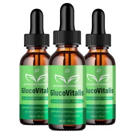 Gluco Vitalis (3 Pack) Gluco Vitalis Healthy Formula - GlucoVitalis All Natural Healthy Levels