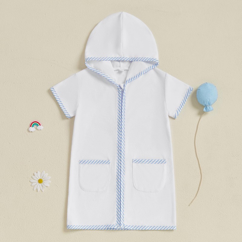 Nituyy Toddler Girls Boys Swim Cover Up Terry Cloth Swimsuit