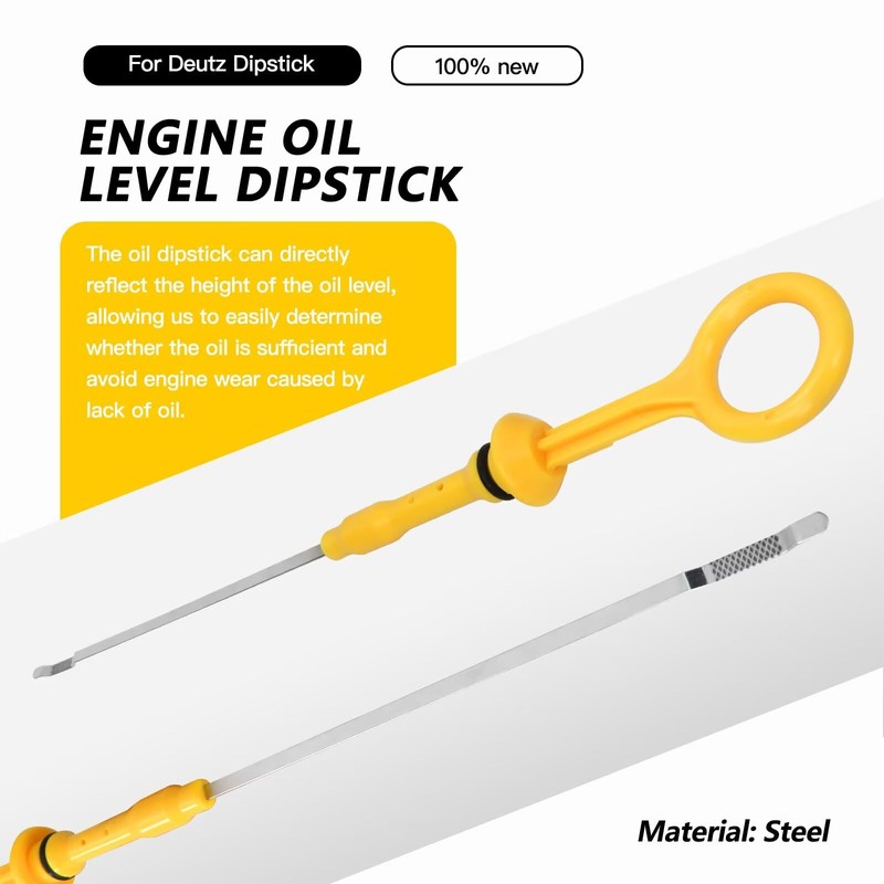 Vicue Upgraded Oil Dipstick 04272816, 04270561, 04178965 for Wireline Winch,