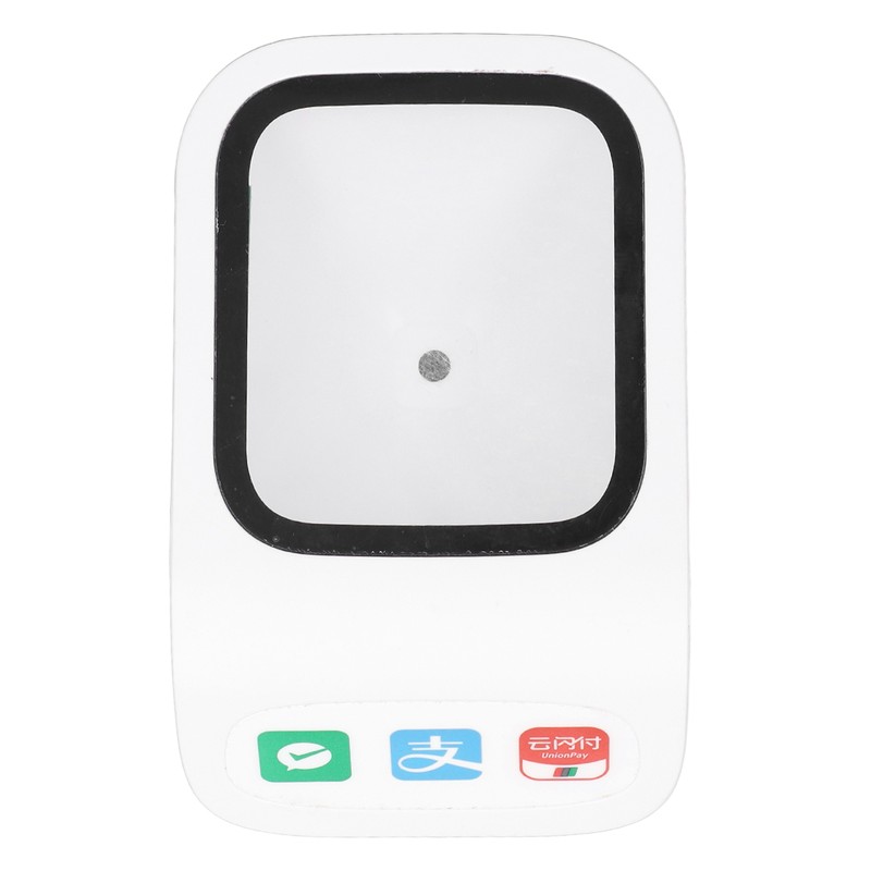 Desktop Barcode Scanner Voice Prompts Large Window QR Barcode Scanner