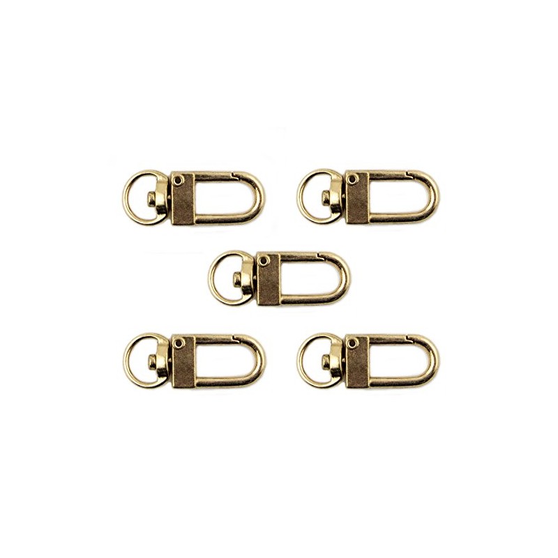HAND® No.114 Gold Tone Metal Snap Hook Clasp and Swivel