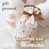 PXLAATY Bowknot Packing Bags, Foldable Bottom, Cute for Gift Wrapping,