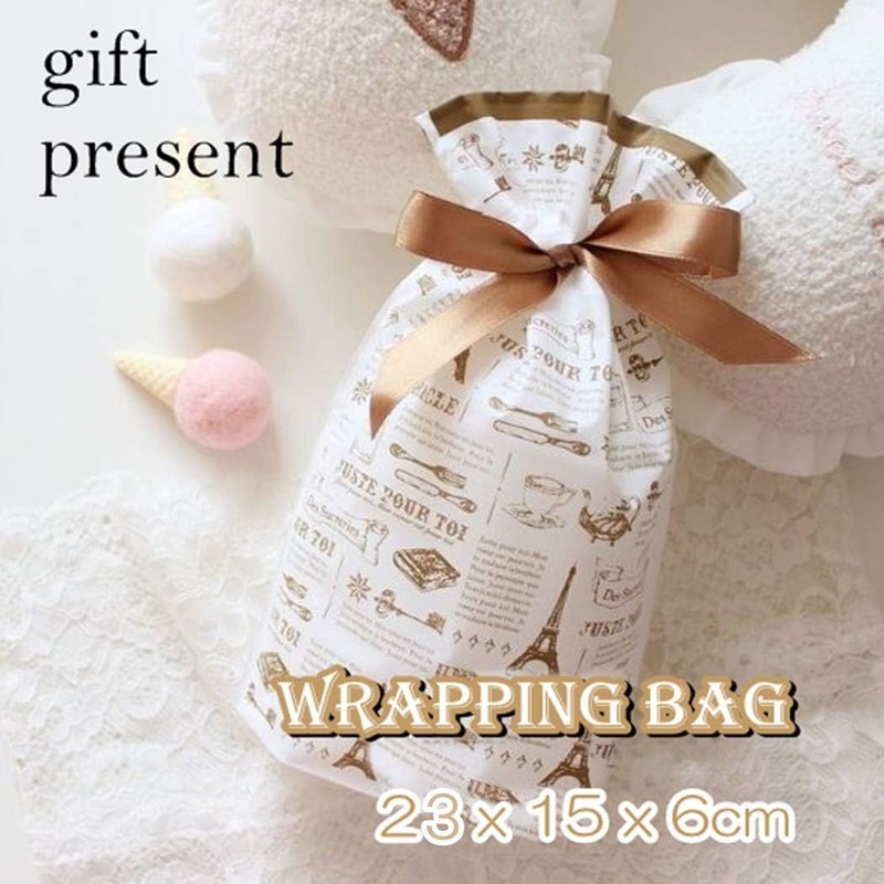 PXLAATY Bowknot Packing Bags, Foldable Bottom, Cute for Gift Wrapping,