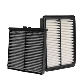NuFlySic Engine and Cabin Air Filter Fit for Mazda CX-30 2020-2024 for Mazda 3 2019-2024 CX-50 2023 Replace BDGF-61-J6X BDTS61J6X PAJ8-13-3A0A PAH9-13-3A0A (2 Pack)