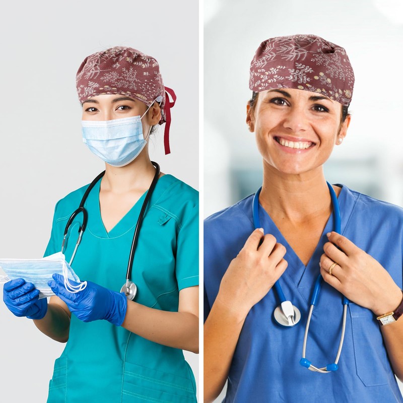 Adjustable Working Cap with Button, Cotton Working Hat Sweatband