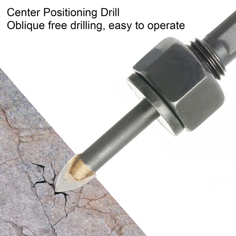 Brazing Hole Saw Set with Positioning Center Drill High Speed