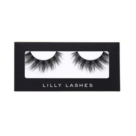 Lilly Lashes Premium Synthetic Lashes Houston | Fake Eyelashes Natural Look | Bold Full Bodied Look Max Volume Lash | False Lashes | Vegan Strip Lash | Reusable Up to 10 Wears | 17mm