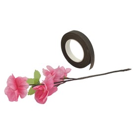 TIAMALL Floral Tape 1/2" Wide Flower Tape for Bouquets Floral Arranging Bouquet Stem Wrap Flower Crafts (4, Brown)