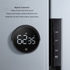 Digital Kitchen Timer LED Display Rotating 3 Volume Levels Adjustable