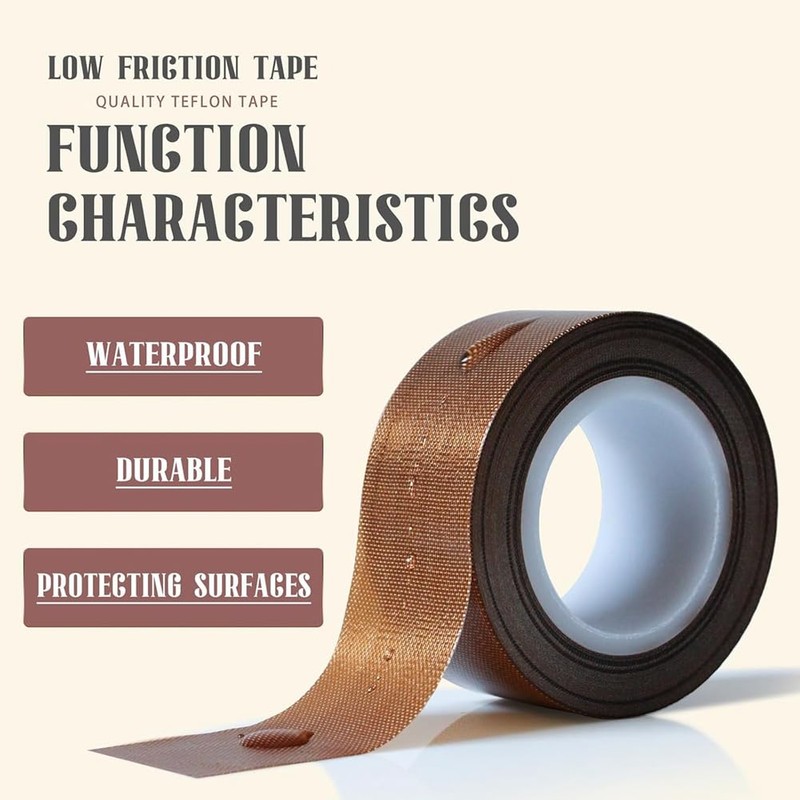 1 Roll 1 Inch X 33 Feet Low Friction Tape,