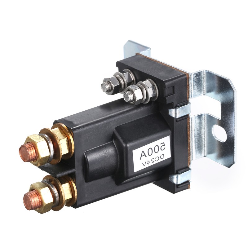 Portable 24V 500A Large Current DC Relay Dual Cells Isolator