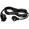 Elecan Flat Plug Extension Cord 12 Ft with Slim Space-Saving