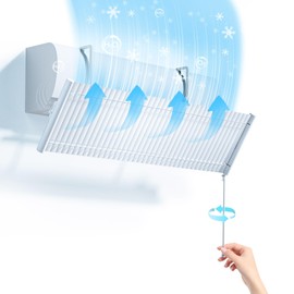 Air Conditioner Wind Protection Air Conditioner Louver Air Conditioner Cold Protection Cover, Adjustable Wind Direction and Angle Freely Adjustable Air Conditioner Windscreen Air Conditioner Cover,