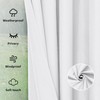 Easy-Going Outdoor Curtains Waterproof Windproof Weatherproof Curtain for Patio, Cabana,
