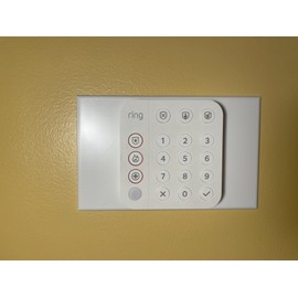 Wall Mounting Plate (Extra Wide) for Ring Alarm Keypad - 3D Printed (Keypad Not Included)