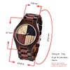 Dentily Wooden Watch Grain Handmade Wooden Watches for Men Creative