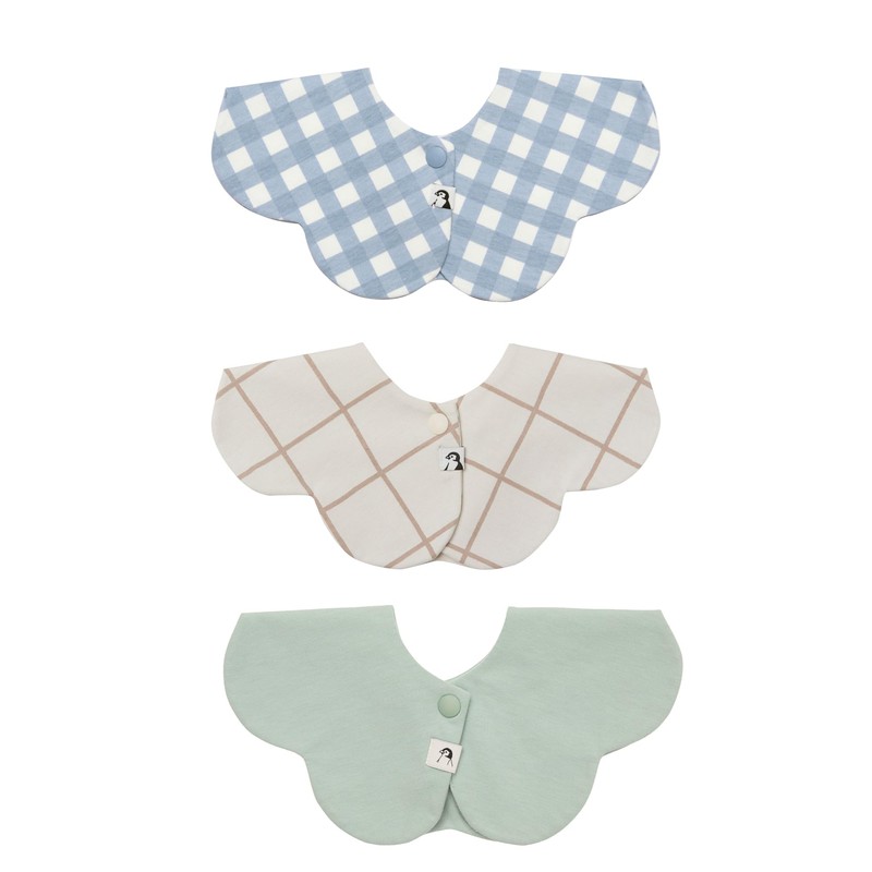 [Konny] Connie Tie Set, Ivorychek, Mint, Bluegingham