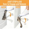 Kickdown Door Stopper, 2 Packs Door Holder to Keep Door