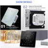 Programmable Smart Home Thermostat AC95~240V Voice Control LED Screen IP20