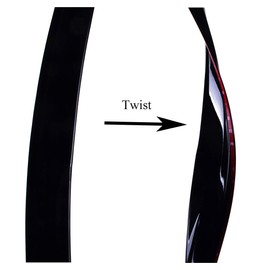 White Deer Fits for Hyundai Tucson 2009-2014 Safe Smoke Window Visor Sun Rain Vent Guard Vent Window Visor Side Window Deflector,4 Pcs