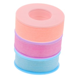 IWOWHERO 3Rolls Breathable Eyelash Extension Tape Cuttable Lash Isolation Tapes for Easy Eyelash Grafting Nonwoven Gel Lash Tapes Essential Eyelash Supplies