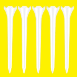Unbranded New Premium Real Excellent 5 x Professional Durable 2.87inch Plastic Golf Tees