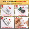 6PCS Fairy Lights Battery Powered with Remote, 7ft 20LEDs Warm