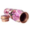 Rastogi Handicrafts pure copper screen printed Water bottle 950 ml