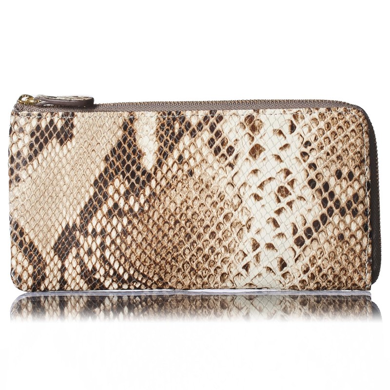 [VOICE] Align Align Italian Atema Cowhide Leather Women's Long Wallet,