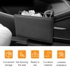 Car Trash Can, Auto Leather Trash Bin Garbage Organizer Holder