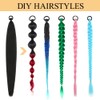 2 Pack Braid Ponytail Extension With Elastic Tie 26 Inch