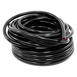 HPS 1/8" ID Black High Temp Silicone Vacuum Hose Tubing, 1.5mm Wall, 10 Feet Length