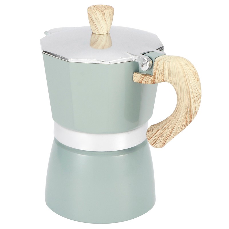 Stovetop Coffee Maker Aluminium Octagonal Coffee Pot Kettle Moka Pot