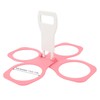 Portable Drink Carrier, Foldable Plastic Cup Holder, Reusable Cup Holder