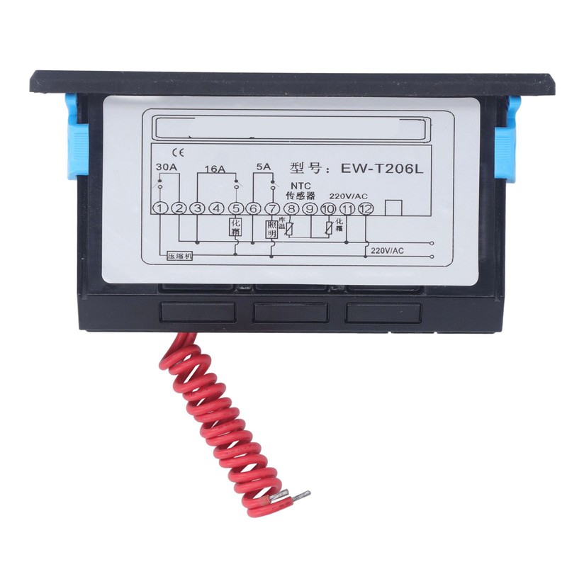 Digital Display Thermostat with Dual Sensors PID Temperature Controller for
