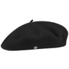 Laulhere Classiques Authentique Traditional French Wool Beret, Noir (Black)