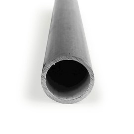Aluminum 6061-T6 Extruded Round Tubing, ASTM B210, 2-0.25" OD, 2" ID, 0.125" Wall, 36" Length