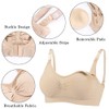 Bysion 3 Pack Women's Nursing Bra Wireless Seamless Maternity Bra