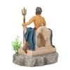 Simulation King Statue Aquarium Decoration Resin Safe Fish Tank Decoration