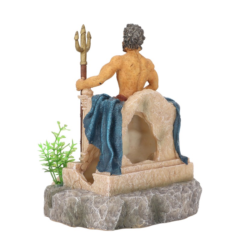 Simulation King Statue Aquarium Decoration Resin Safe Fish Tank Decoration