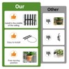 Vercome Hanging Flower Pots Holder-Deck Railing Plant Container Holder for