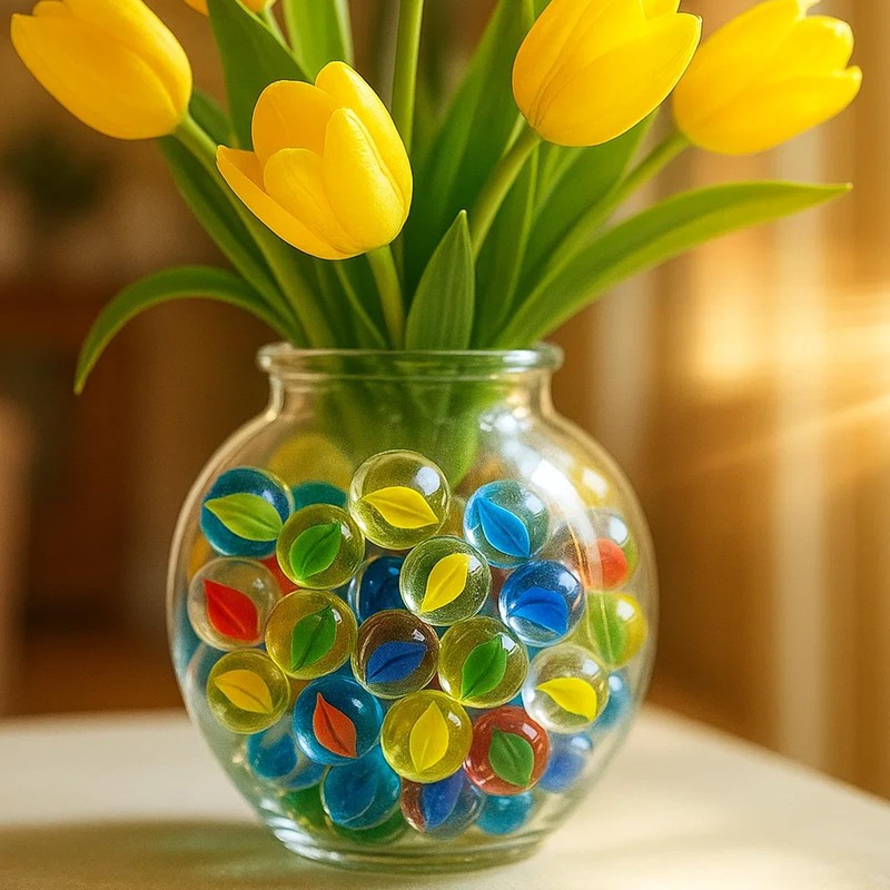 HcvGcm marble glass//marble children